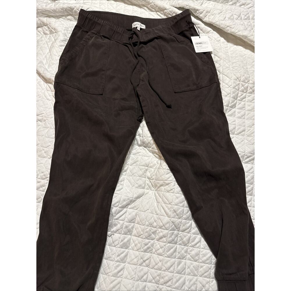 bella dahl Stretch Pant Size Large Jogger Brown NWT